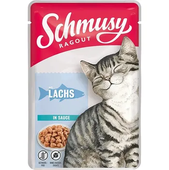 Krmivo pro kočku Kapsička SCHMUSY Ragout Cat losos v omáčce 100g