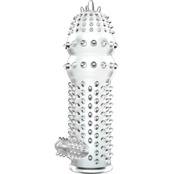 Návlek na penis Návlek na penis LYBAILE s dráždičem klitorisu | Baile