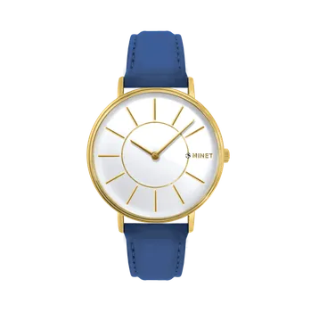 Hodinky Modro-zlaté dámské hodinky MINET BROADWAY SAILOR BLUE + GOLD MWL5031 (POŠTOVNÉ ZDARMA!! )