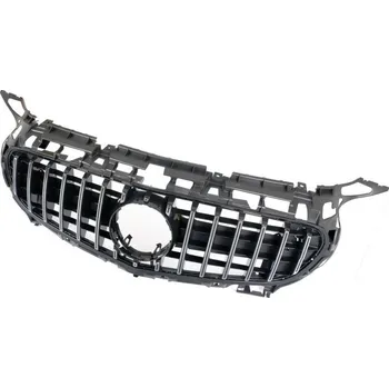 Karosérie PROTEC Přední maska Mercedes GT C190 2014-2017 PANAMERICANA černá chromová