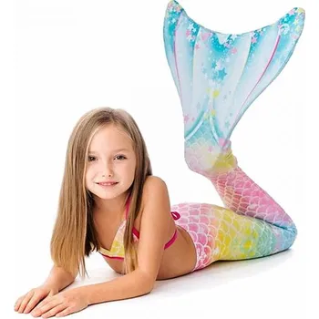 Dívčí plavky Kostým mořská panna Happy Tails SWEET - 122/128