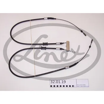 Lanko parkovací brzdy Tazne lanko, provozni brzda, 115856, LINEX, 32.01.19