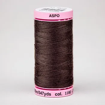 Nit Univerzální šicí nit Amann ASPO 120 polyesterová, hnědá našedlá 1182, návin 500m
