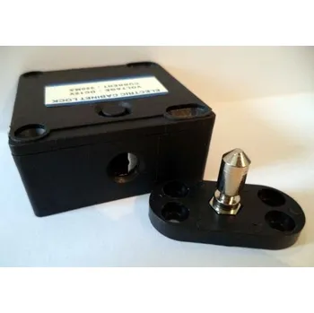 Zabezpečovací technika Elektrický čepový MINI bezpečnostní zámek pro kabinu / skříňku / úschovnu, CB serie (SE-301)