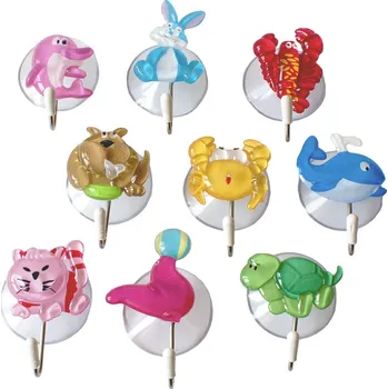 Věšák háček s přísavkou MIX-ZVÍŘÁTKA