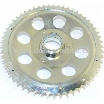 Řetězová sada pro motocykl Kolo řetězové zadní - 55z / komplet unašeč Pionýr