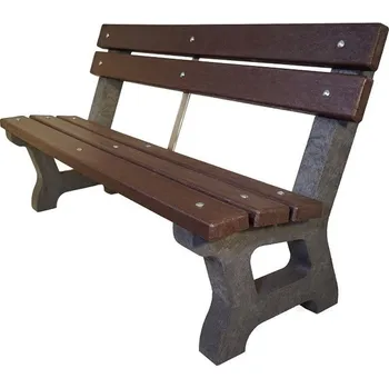 Zahradní lavice Celoplastová lavička Antivandal 1200 mm, volné ložení + doprava zdarma
