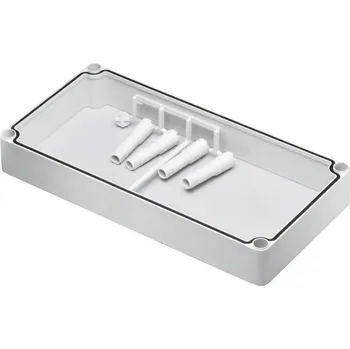 Fibox EKUZR 3730323 mezirám (d x š x v) 560 x 380 x 50 mm polykarbonát šedobílá (RAL 7035) 1 ks