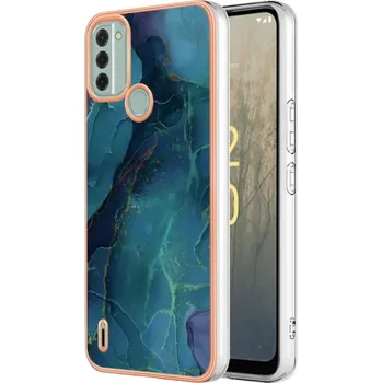 Pouzdro na tablet VSECHNONAMOBIL 58827 IMD MARBLE Ochranný kryt Nokia C31 GREEN