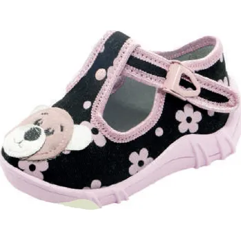 RAWEKS Dětská domácí obuv s vyndávací koženou stélkou HANIA 55 Velikost: 19