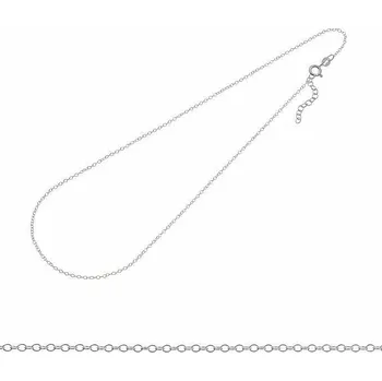Řetízek Nefertitis Stříbrný řetízek Ag 925 nastavitelná délka 40 - 43 cm 40 - 43 cm, 1,3 g