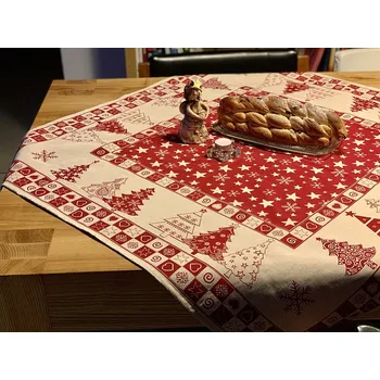 ubrus BYTEMA Gobelínové ubrusy, šály Vánoční STROMEK II 35 x 45 cm
