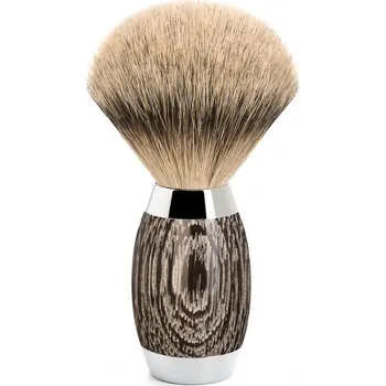 Mühle Edition No. 3 Bog Oak & Sterling Silver Silvertip Badger