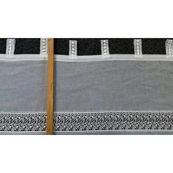 BYTEMA záclonka na poutka bílá W20683 45 cm