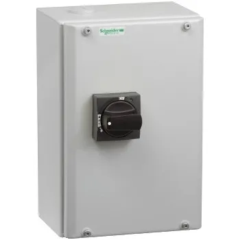 Stavebniny SCHN GV3PC01 GV3 spouštěč ve skříňce s černým tlačítkem RP 4,4kč/ks