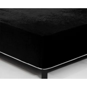 Prostěradlo Froté prostěradlo Homa basic černá105 g