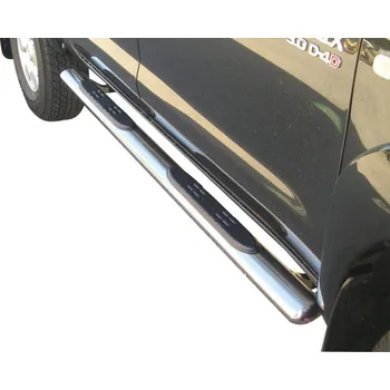 Tuning Boční oválný rám s nášlapy TOYOTA Hilux 2006-15 Misutonida GPO/171 Leštěný nerez