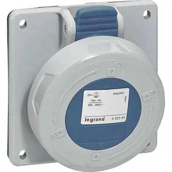 Elektroinstalační materiál Legrand 555484 555484 CEE zásuvka, 32 A, 3pólový, 250 V/AC, 1 ks