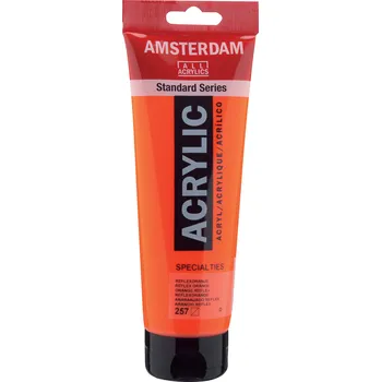 Vodová barva Akrylová barva Amsterdam Standard - 257 Reflex Orange Objem: 250 ml