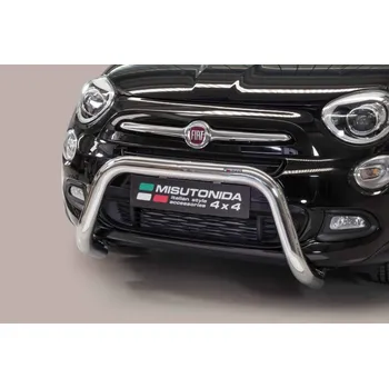 Tuning Přední ochranný rám SB FIAT 500 X Misutonida SB/393 Leštěný nerez