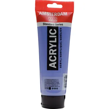 Vodová barva Akrylová barva Amsterdam Standard - 519 Ultramarine Violet Light Objem: 250 ml
