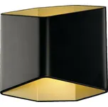 BIG WHITE CARISO WL-2, nástěnné svítidlo, LED, 3000K, černé/mosaz, 11 W 151710