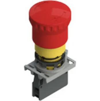 vypínač Pizzato Elettrica E2AC-DXBC1006, E2AC-DXBC1006 nouzový vypínač, 250 V/AC, 1 rozpínací kontakt, 5 ks