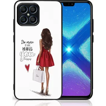 Pouzdro na tablet VSECHNONAMOBIL 45422 MY ART Ochranný obal Honor X8 RED DRESS (137)