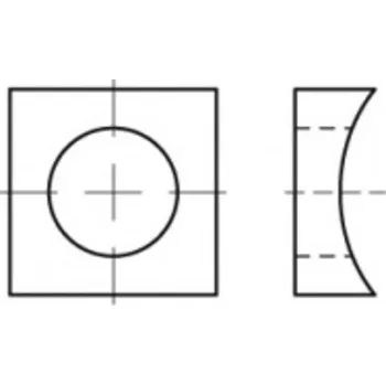 Matice TOOLCRAFT TO-5444166 lícované podložky 16 mm 88061 temperovaná litina pozinkováno žárem 1 ks