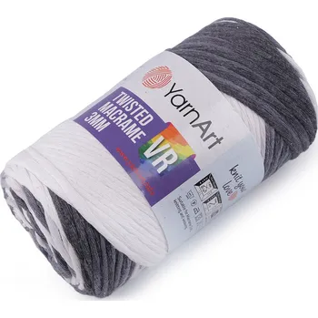 Galanterie Pletací příze Twisted Macrame 250 g rozčesávací