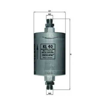 Palivový filtr Palivový filtr, , 92811025303, 92811025305, KNECHT, KL 40