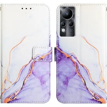 Pouzdro na tablet VSECHNONAMOBIL 54699 ART MARBLE Peněženkový kryt Infinix Zero X Pro PURPLE