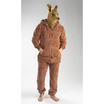 Dámský overall Dupačky teddy bobr XXS - hnědá