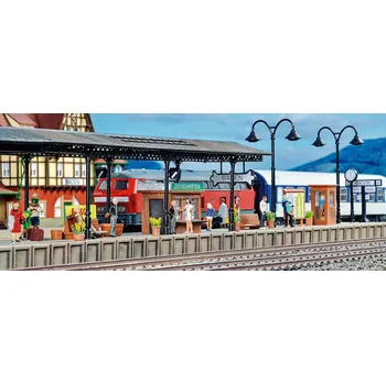 Modelová železnice VOLLMER 43562 H0 Stavebnice - kryté nástupiště "Baden" VO43562