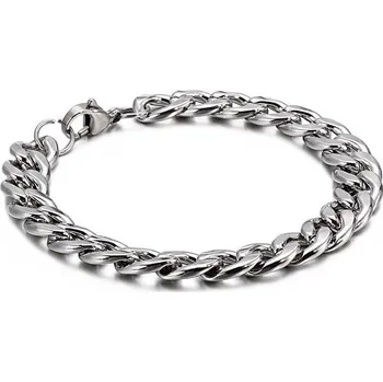 Náramek Šperky4U Ocelový náramek s plochými očky - OPA1696-22