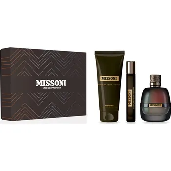 Kosmetická sada Missoni Pour Homme Set - EDP 100 ml + sprchový gel 150 ml + travel spray 10 ml Dárková sada