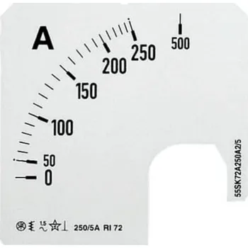 ABB SCL-A1-150/96 Ampérmetr Skale SCL-A1-150/96 pro připojení proudového měniče 150/5A