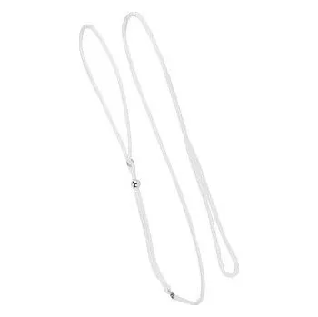 Vodítko pro psa Vodítko DINOFASHION předváděcí šňůra 130cm/5mm bílé