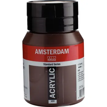 Výtvarná barva Akrylová barva Amsterdam Standard - 409 Burnt Umber Objem: 500 ml