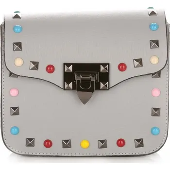 Kabelka Kožené kabelka listonoška Vera Pelle šedá 17