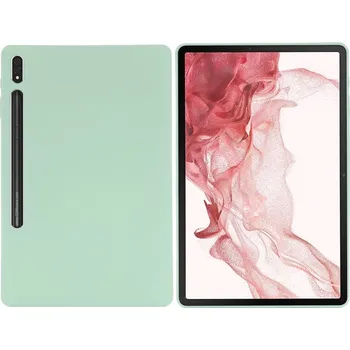 Pouzdro na tablet VSECHNONAMOBIL 54224 RUBBER Ochranný kryt pre Samsung Galaxy Tab S8+ / S7+ / S7 FE zelený