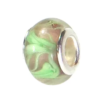 Korálek Korálek skleněný TRÁVA TOPBEADS (sleva)