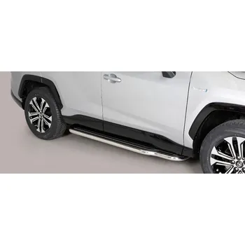 Tuning Boční nášlapy TOYOTA Rav 4 2019- Misutonida P/453 černý povrch