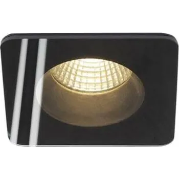 BIG WHITE PATTA-F, vestavné svítidlo, LED, 3000K, hranaté, černé matné, 38°, vč. ovladače 114450