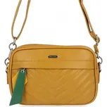 Dámská kabelka listonoška David Jones žlutá 6227-2