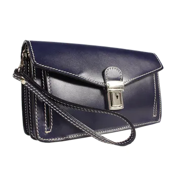 Dámská aktovka NovaKabelka.cz Kožená aktovka Fedro Blu