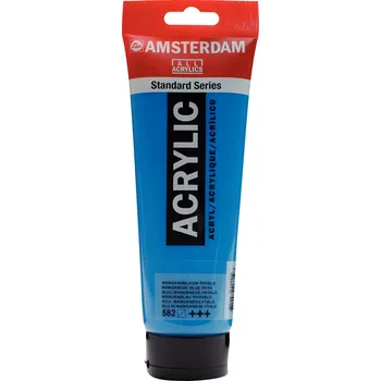 Vodová barva Akrylová barva Amsterdam Standard - 582 Manganese Blue Objem: 250 ml