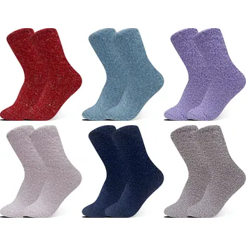 Dámské termo ponožky LOOKEN Dámské chlupaté termoponožky ZWD-201 6 párů Velikost: 35-38