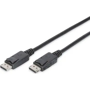 Video kabel Digitus DisplayPort kabel Konektor DisplayPort, Konektor DisplayPort 3.00 m černá DB-340100-030-S pozlacené kontakty, fó