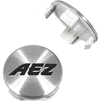 Alu kolo Středová krytka alu kola Ø 53/56 mm, AEZ ZA2020 plast, s logem, stříbrná